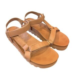REEF‎ Cognac Cushion Rem Hi Sandal